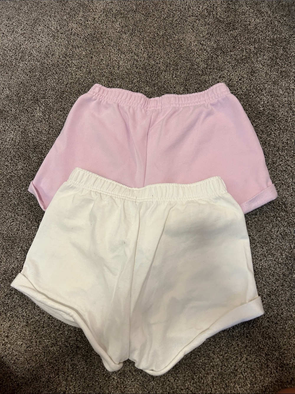 PLAYBOY White and Light Pink Terry Shorts Set - Picture 4 of 4